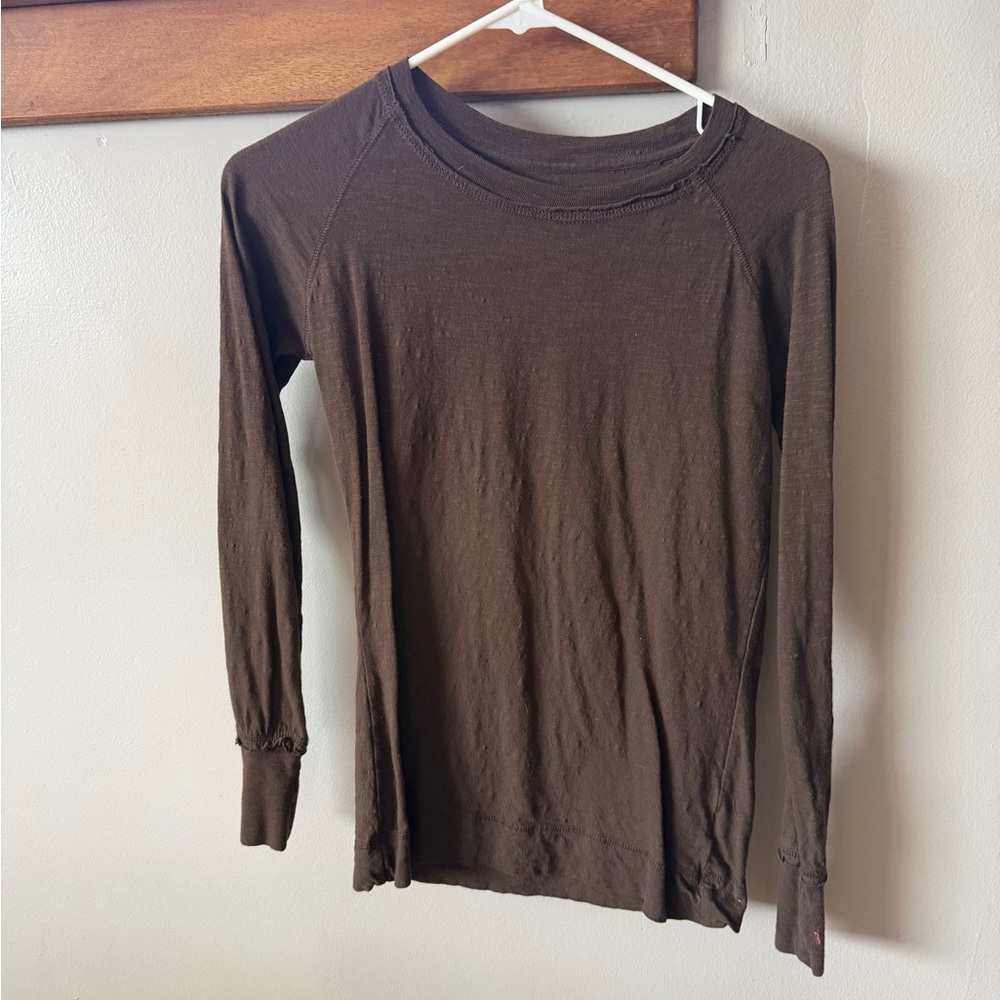 SO Women's Long Sleeve Tee - Brown